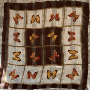 Elegant Butterfly Patterned Scarf